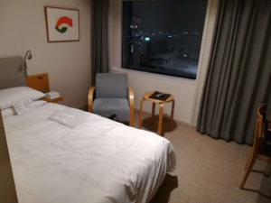 ホテル日航新潟の部屋の中はどんなだったのか？